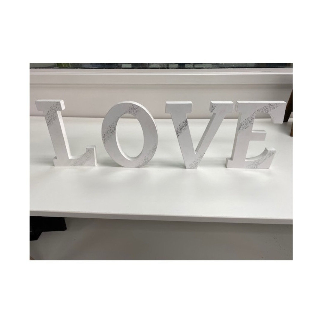 White Love Letters image 0